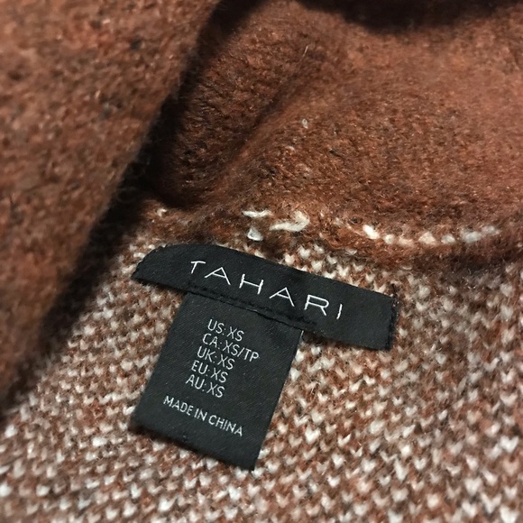 Tahari Southwestern Cardigan Sweater - Picture 4 of 5